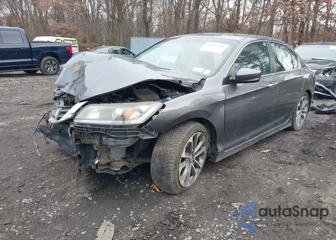 2013 Honda Accord Sport from USA, damaged, VIN 1HGCR2F55DA175007